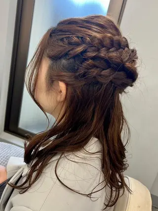 ヘアアレンジ ロング N° aria 三軒茶屋のヘアスタイル