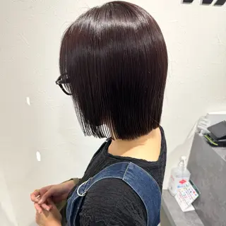 ショート カラー 艶カラー/カット AYANO 💗🪽のヘアスタイル