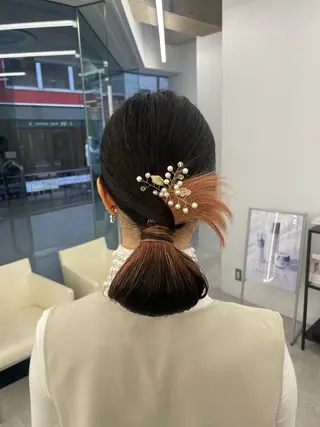 ロング ヘアアレンジ 【Sweep】おじま のぞみのヘアスタイル