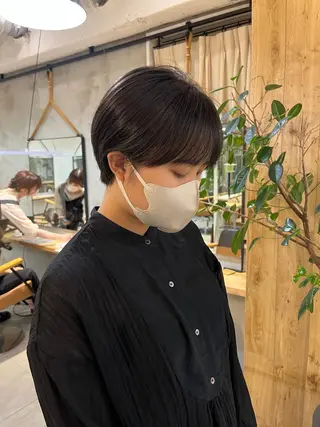 ショート カラー パーマ ヘアアレンジ メンズ キッズ ネイル マツエク・マツパ アイブロウ お洒落パーマ/ボブ ❄️Tomoka❄️のヘアスタイル