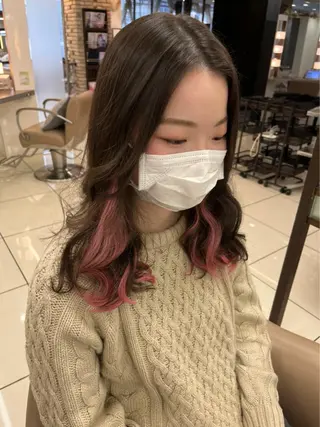 ロング カラー アイブロウ ママ美容師まつげ 🤍まき🤍のマツエク・マツパデザイン