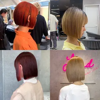 ショート カラー 池袋/似合わせ/縮毛 髪質改善【ugen】のヘアスタイル