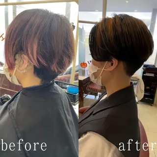 ミディアム カラー パーマ ヘアアレンジ メンズ キッズ マツエク・マツパ sara 荒井店のヘアスタイル