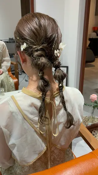 ミディアム ヘアアレンジ Opus🐕kato Mizuki🐕のヘアスタイル