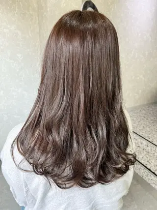 ロング カラー 池田 真衣のヘアスタイル