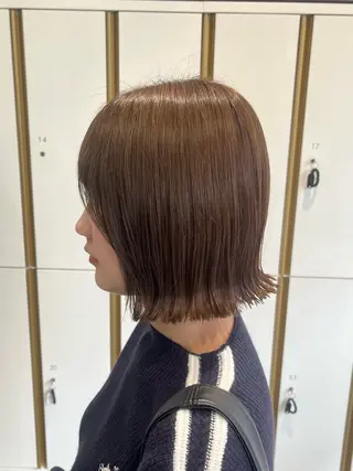 ショート 暖色カラー/ レイヤーカット/麻咲のヘアスタイル
