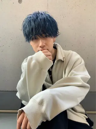 カラー メンズ ホットペッパー に移行中【かな】のヘアスタイル