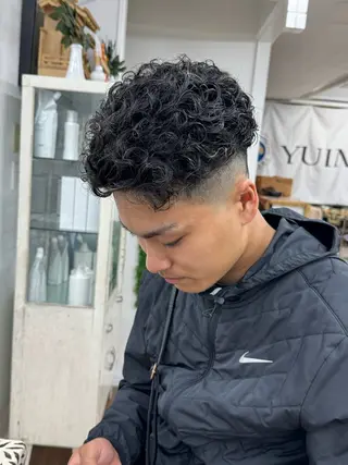 ショート パーマ メンズ メンズ特化サロン ユウヘイのヘアスタイル