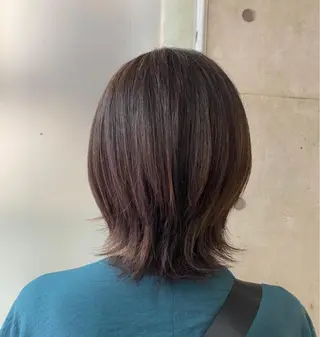 ショート カラー 骨格補正カット /マンツーマン/のヘアスタイル