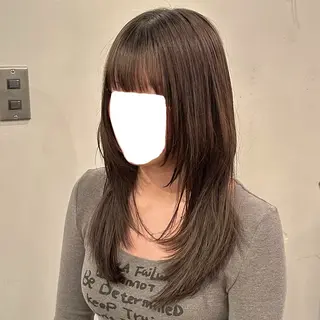 ロング コキャン所属・ハラダ シンジのヘアスタイル