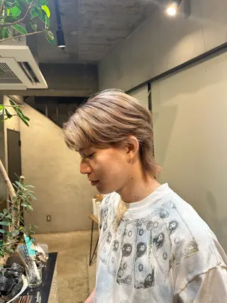 ショート カラー 栄/レイヤーカット /オリーブ/傑🦥のヘアスタイル