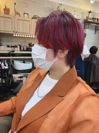 ショート カラー 平尾 拓也のヘアスタイル