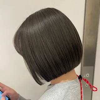 ミディアム カラー 垢抜けヘア 韓国ヘア銀座近下菜央のヘアスタイル