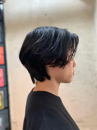 ショート 髪質改善ストレート/ ブリーチ／渋谷　福田のヘアスタイル