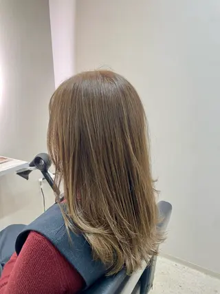 ミディアム カラー 韓国🇰🇷艶髪 ケアカラーSHURIのヘアスタイル