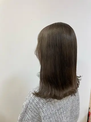 セミロング カラー 暖色レイヤー 🥀REIRIのヘアスタイル