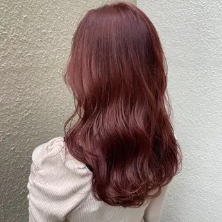 セミロング FERIA梅田🖤 透明感カラー🎀のヘアスタイル