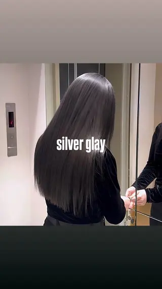 ロング カラー ヘアアレンジ morph hair lounge所属・YUIKA☆髪質改善 小顔ｶｯﾄ艶ｶﾗｰのヘアスタイル