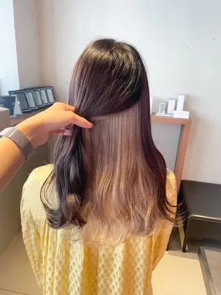 ロング カラー 🐺ウルフオタク🐺 ハイトーン/moeのヘアスタイル