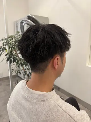 ショート パーマ メンズ 💝似合わせカット& カラーUruna💝のヘアスタイル