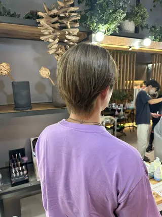 ショート カラー メンズ 溜 一太のヘアスタイル