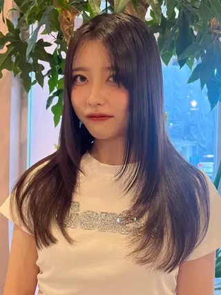 ロング カラー カラー/韓国レイヤー /ブリーチ/hinaのヘアスタイル