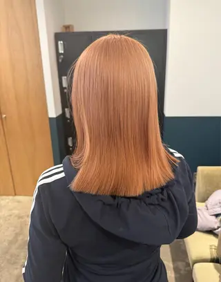 ミディアム カラー 聖斗 /ハイトーン/パーマのヘアスタイル