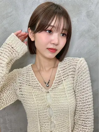 ショート カラー 髪質改善 顔まわり 🌿柏崎颯刀のヘアスタイル