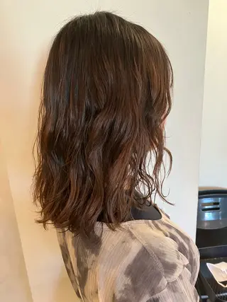 セミロング パーマ ウルフ・ハイレイヤー 🌟ナカノ・ユウヤのヘアスタイル