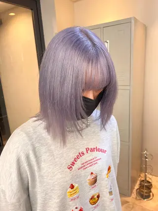 ミディアム カラー flamme 🫧yumiのヘアスタイル