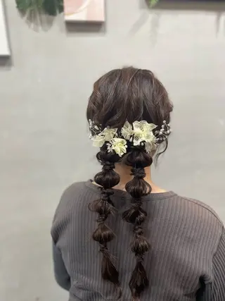 ヘアアレンジ Sallam Maenakaのヘアスタイル