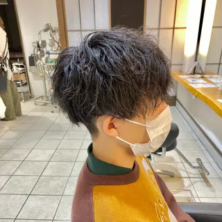 パーマ メンズ 山田勇真 ボブ/縮毛矯正/金山のヘアスタイル