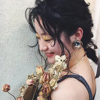 ショート カラー ヘアアレンジ 髪質改善&韓国風特化 型サロン ミシェリーのヘアスタイル