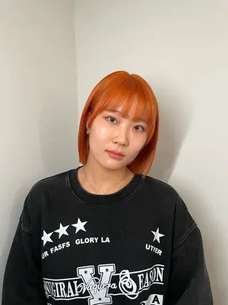 ショート カラー yu-kaハッシュ カット/韓国レイヤーのヘアスタイル