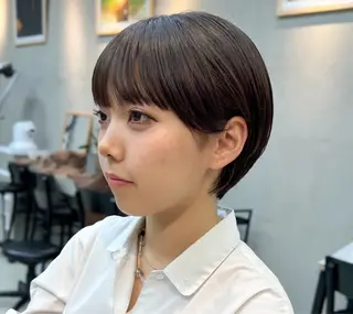 ショート mee.表参道所属・ボブ/ショート /パーマ/shinのヘアスタイル