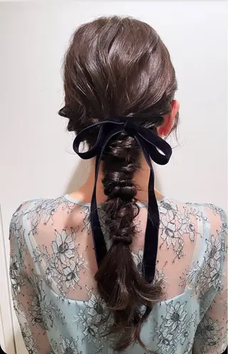 ロング ヘアアレンジ T Ayaのヘアスタイル