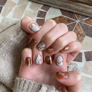 ショート ネイル NEW WORLD所属・MIZUKI 🌏NEWWORLDのネイルデザイン