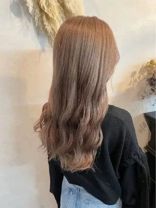 ロング カラー 平山 采弥のヘアスタイル