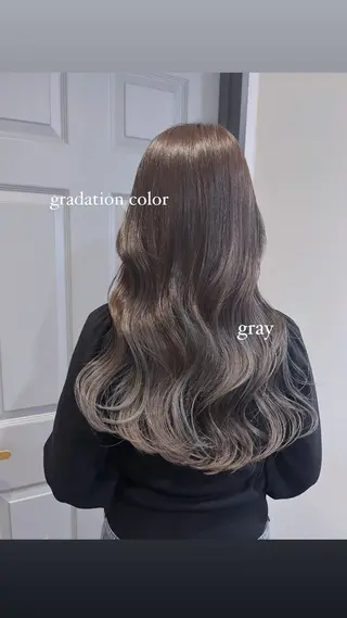 ロング 緒方 つばさのヘアスタイル