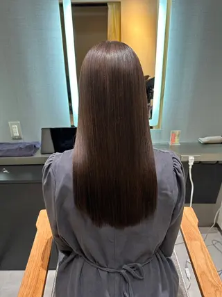 ロング カラー ヘアアレンジ 大人美人:髪質改善 ✂︎YUGOのヘアスタイル
