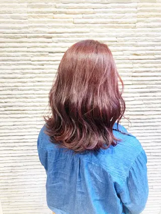 ミディアム カラー 嶋田 ゆきのヘアスタイル