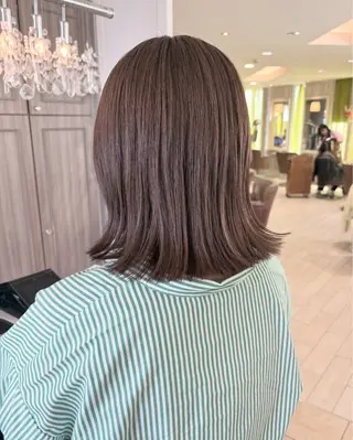 ミディアム カラー 増渕 駿介のヘアスタイル