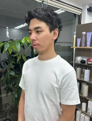 ショート パーマ メンズ メンズパーマの達人 /タカシマ　ダイスケのヘアスタイル