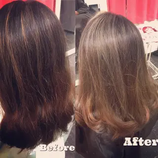 セミロング 松本 和人のヘアスタイル