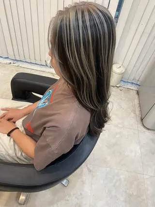 ロング カラー ヘアアレンジ ブリーチ/髪質改善/ メンズ/ KOKIのヘアスタイル