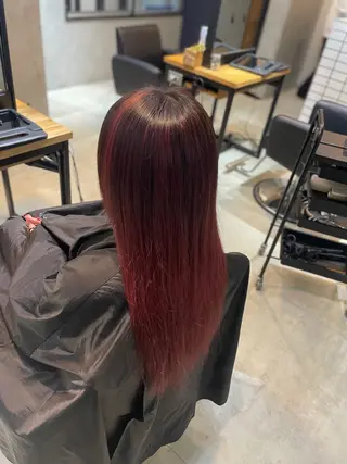 ロング カラー HAYATA/透明感 /派手髪/ケアブリのヘアスタイル