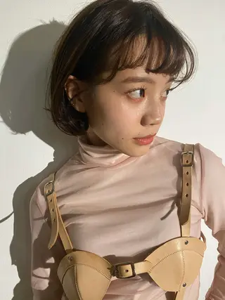 カラー 堀江/韓国/透明感 /みずき🐩のヘアスタイル