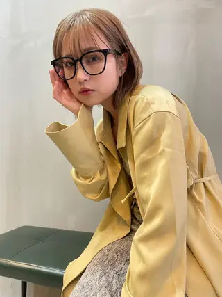 ショート カラー ショート/ボブ専門 宮脇美奈/南船場のヘアスタイル