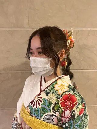 ロング 髪質改善/縮毛矯正 艶カラー/珠聡のヘアスタイル