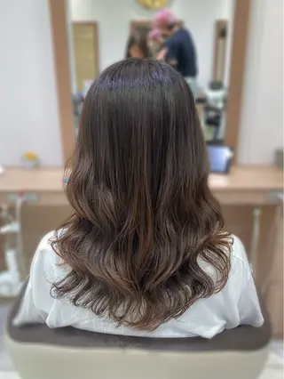 セミロング パーマ ヘアアレンジ 奥村 美郁子のヘアスタイル